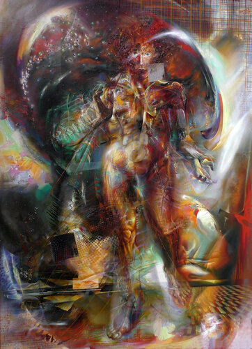 ,,The new spearman,, Self-portrait von Sergei Chudjakow, Malerei kaufen auf Singulart