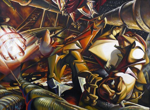 ,,Work! Oil!,, von Sergei Chudjakow, Malerei kaufen auf Singulart