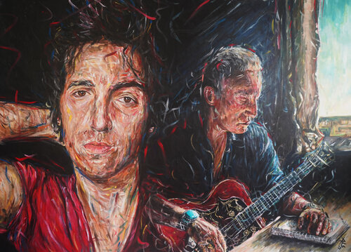 Bruce Springsteen di Peter Gray, Pittura in vendita su Singulart