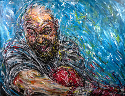 Tyson Fury by Peter Gray, 회화 for Sale on Singulart