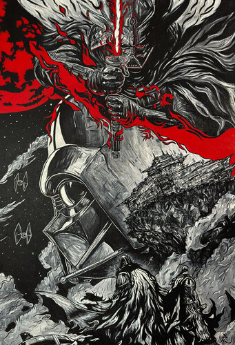 Star Wars - Darth Vader by Peter Gray, Painting for Sale on Singulart
