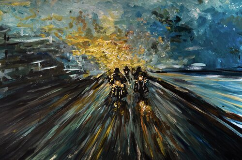 The Road Home by Peter Gray, Painting for Sale on Singulart