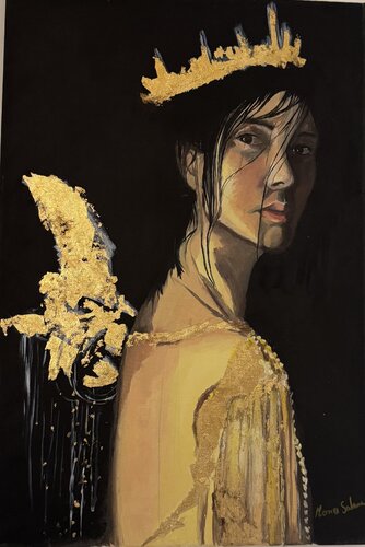Beneath the Crown by Mona Salama, Painting for Sale on Singulart