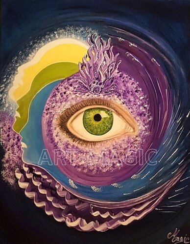 L'ASCENSION by Ghislaine CHARTIER, Painting for Sale on Singulart
