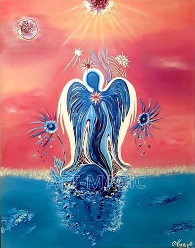 GUIDANCE di Ghislaine CHARTIER, Pittura in vendita su Singulart
