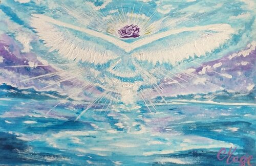 L'ENVOL von Ghislaine CHARTIER, Werk auf Papier kaufen auf Singulart