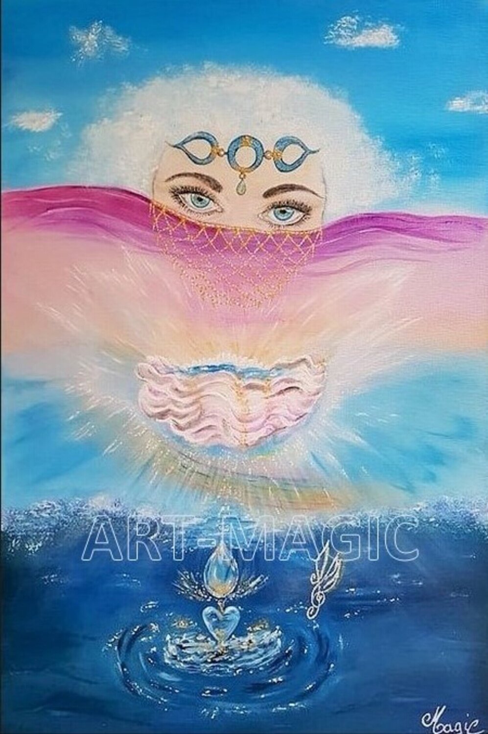 DEESSE DE L'EAU DOREE Ghislaine CHARTIER