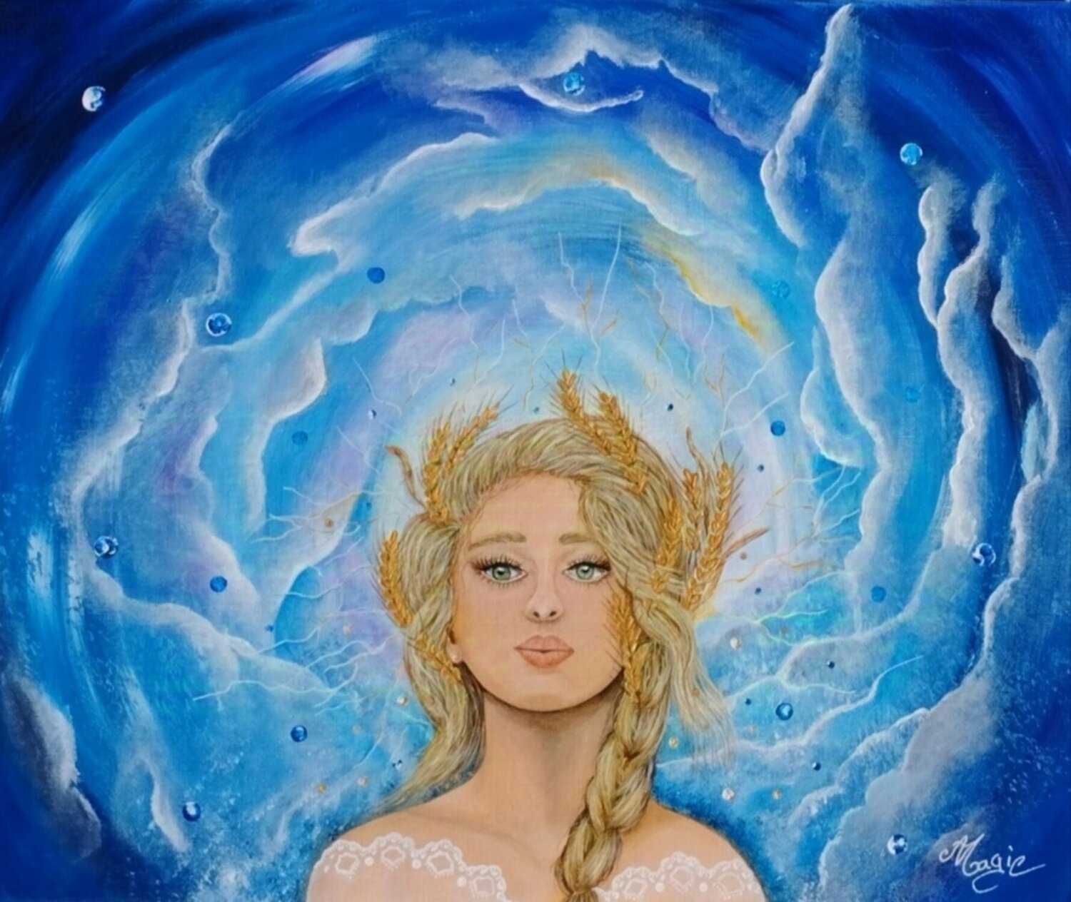 DEESSE DE L'ABONDANCE Ghislaine CHARTIER