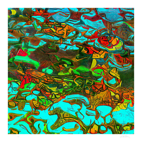 8,097,649,655  (Global human population when image was created.) by Craig Blacklock, Print for Sale on Singulart