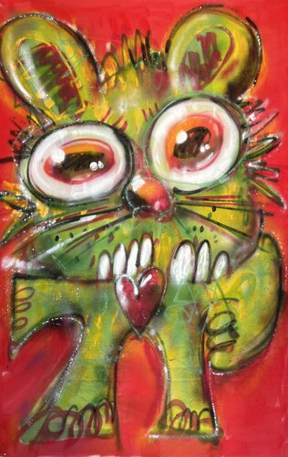 Euforia (Bunny) di Daniel Palchucán, Pittura in vendita su Singulart