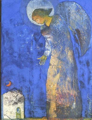 "Silent blessing" di Daniel Vutkov, Pittura in vendita su Singulart