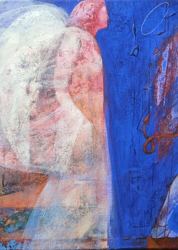 "Angel savior" di Daniel Vutkov, Pittura in vendita su Singulart
