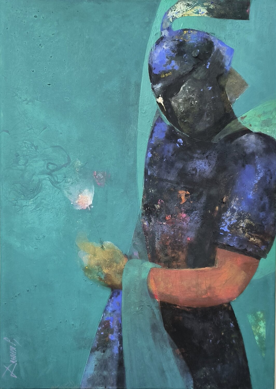 "Knight with a flower" Daniel Vutkov