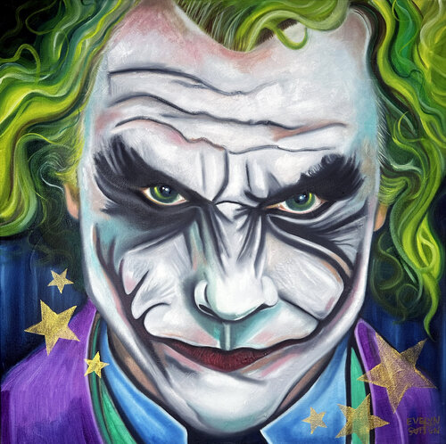 Why So Serious? by Evelyn Sutton, 油畫 for Sale on Singulart