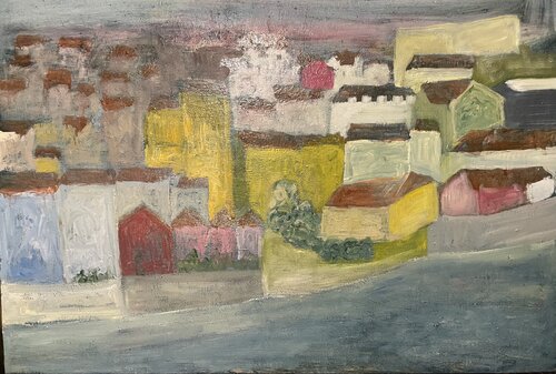 Variation Lisboète (janvier 2023) Techniques mixtes sur toile 3D (100×70) by Lemonnier Frederic, Painting for Sale on Singulart