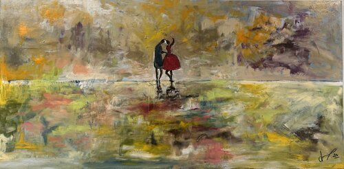 « Seuls au monde ! » février 2024 Gesso et huile sur toile 3D (120×60) di Lemonnier Frederic, Pittura in vendita su Singulart