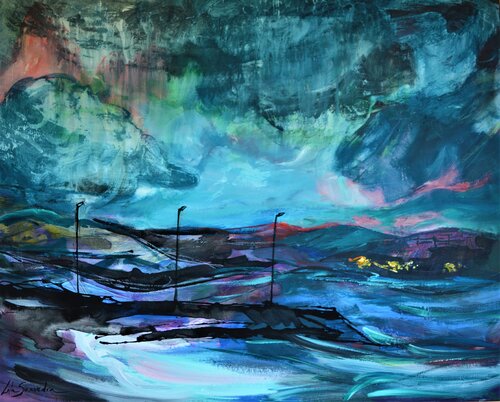 As farolas do mar von Lola Saavedra, Malerei kaufen auf Singulart