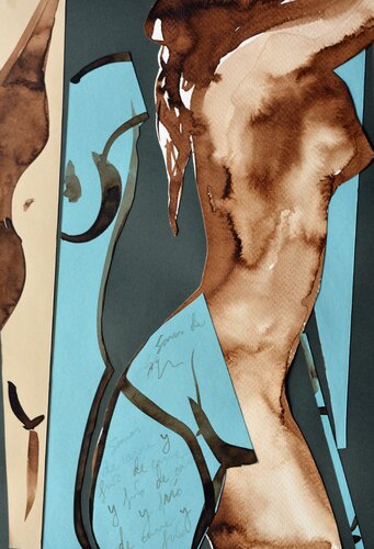 Female bodies di Lola Saavedra, Pittura in vendita su Singulart