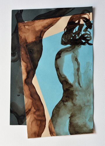 Female bodies II di Lola Saavedra, Pittura in vendita su Singulart