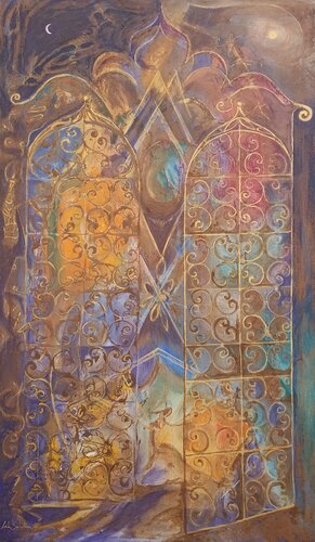 Puerta del paraíso de Lola Saavedra, Pintura a la venta en Singulart