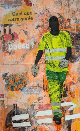 Propreté de Paris by Vincent Carpentier, Painting for Sale on Singulart