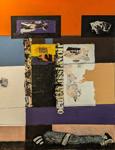 Assoupi#1 (Asleep#1) by Vincent Carpentier, Painting for Sale on Singulart