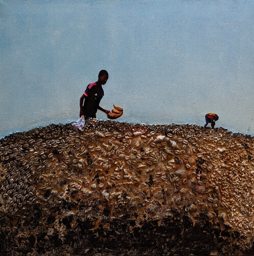 Les Glaneurs (the gleaners) von Vincent Carpentier, Malerei kaufen auf Singulart