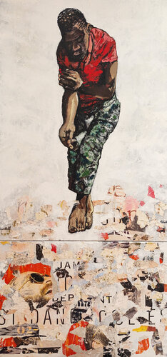 Assoupi #1 by Vincent Carpentier, Painting for Sale on Singulart