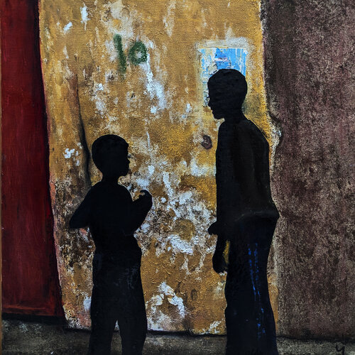 Face à face van Vincent Carpentier, Schilderij te koop op Singulart