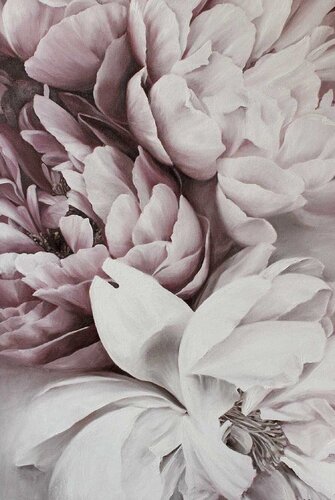 " Purple Peonies " Flowers purple pink white art oil van Yana Sagan, Schilderij te koop op Singulart