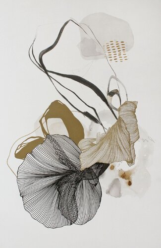 " Concord 3 " Abstract acrylic minimal art di Yana Sagan, Pittura in vendita su Singulart