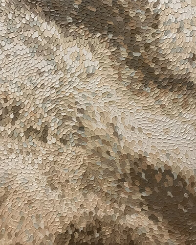 " Fluency 2 " Brown beige abstract acrylic high textured art by Yana Sagan, 회화 for Sale on Singulart