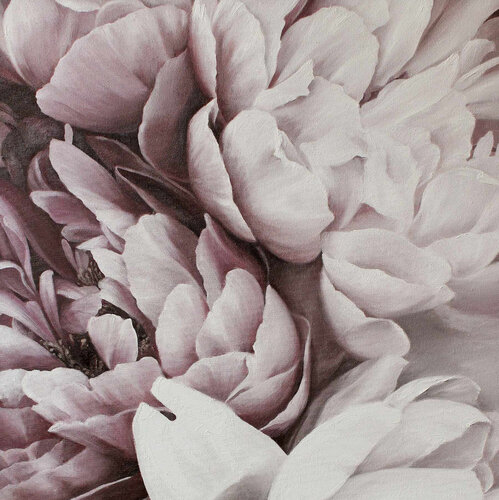 " Peonies bouquet 3 " Pink purple peonies oil art de Yana Sagan, Pintura a la venta en Singulart