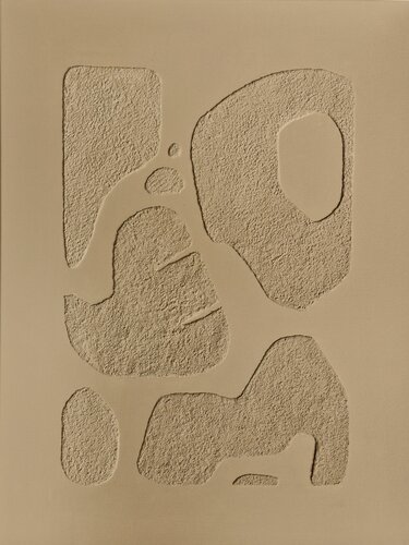 " Beige bay 6 " Abstract acrylic beige high textured  art by Yana Sagan, 회화 for Sale on Singulart