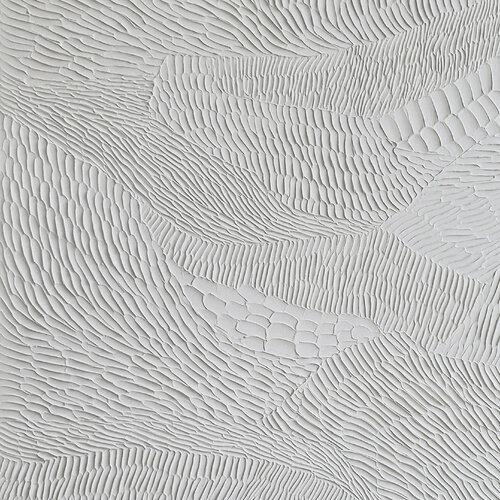 " Bliss " Abstract white high textured acrylic wall art by Yana Sagan, 油畫 for Sale on Singulart