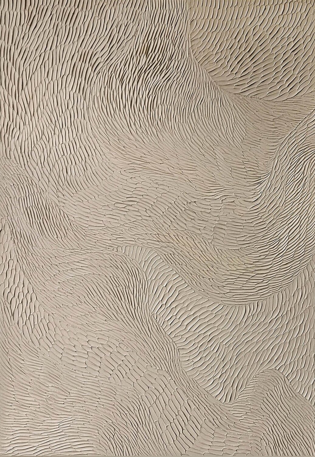 " Fluency 5 " High textured abstract beige acrylic canvas art Yana Sagan Originalgemälde zu verkaufen