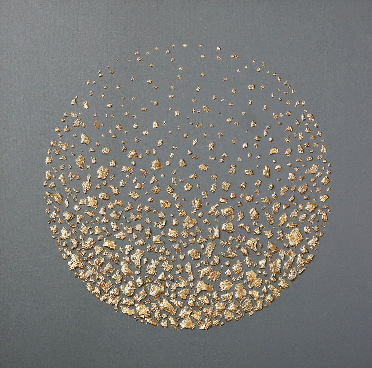 "Meteorites" Black gold space high textured acrylic abstract Yana Sagan Originalgemälde zu verkaufen