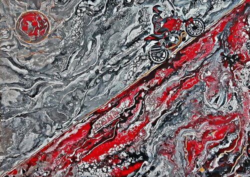 Move Up van Maria Elena Di Lascio, Schilderij te koop op Singulart