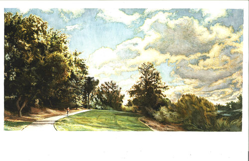 After the rain par Marie Pascal, Œuvre sur papier en vente sur Singulart