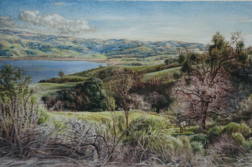 Plein-Air Painter van Marie Pascal, Werk op papier te koop op Singulart