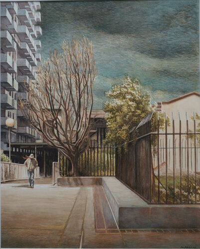 City Trees par Marie Pascal, Œuvre sur papier en vente sur Singulart