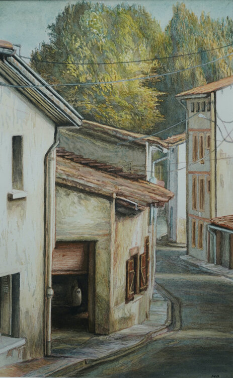 Village street, South of France Marie Pascal