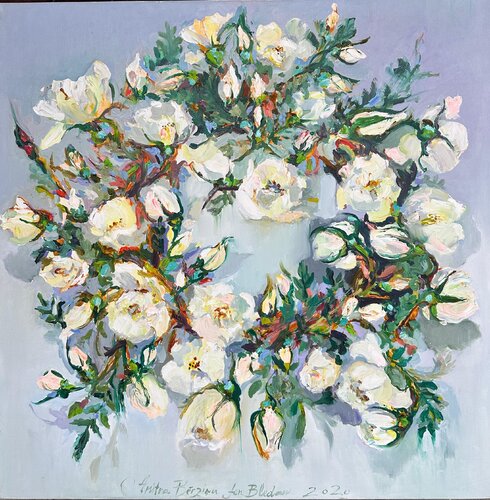 It's still a lovely day par Anitra Berzina, Peinture en vente sur Singulart