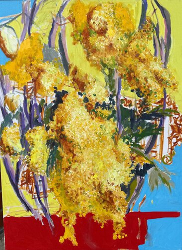 Mimosa par Anitra Berzina, Peinture en vente sur Singulart