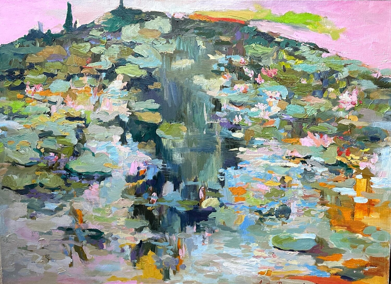 Water lily pond Anitra Berzina