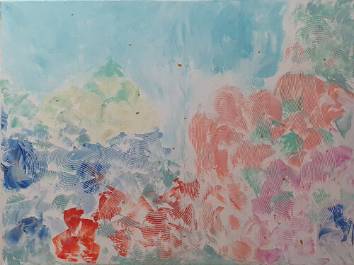 A breeze in the garden van ARTuR artist, Schilderij te koop op Singulart