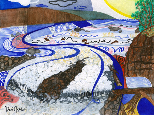 Great Falls of the Potomac von David Ralph, Malerei kaufen auf Singulart