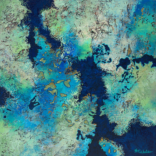 Golden Pools van Nancy Eckels, Schilderij te koop op Singulart