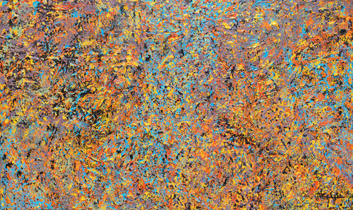 Blue Trickle van Nancy Eckels, Schilderij te koop op Singulart