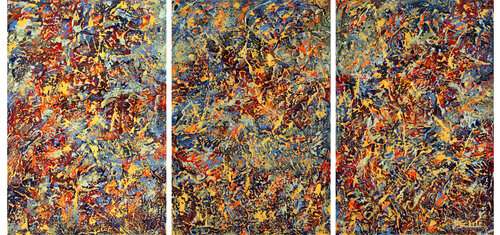 Circus Triptych Nancy Eckels